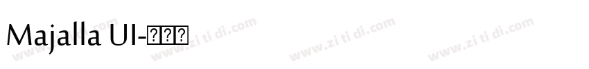 Majalla UI字体转换